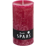 Spaas Rustieke Cilinderkaars 70/130 - Kardinaal - Rood