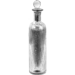 Clayre & Eef Decoratie Fles Ø 7x31 Cm Zilverkleurig - Silver