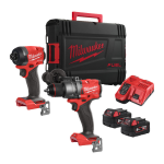 Milwaukee M18 FPP2A3-502X FUEL™ POWER PACK | M18FPD3 & M18FID3 | 2x 5.0 Ah accu + lader | in HD-Koffer