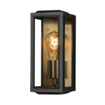 Konstsmide Carpi Wandlamp - E27 - 12.5 x 30 cm - Zwart