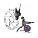 Tektro Hd-m285 Hydraulische Schijfremset Rechts 1800mm Zwart