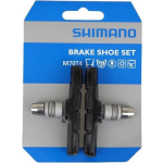 Shimano remblokken M70T4 V-brake rubber/zilver - Zwart