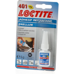 Loctite secondelijm 401 transparant 5 gram - Blauw