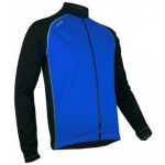 Avento Fietsjack Unisex Windbreaker Kobalt/Zwart Maat S - Blauw