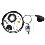 Shimano onderdelenset Nexus 3 remnaaf 12-delig - Zwart