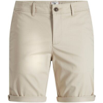 JACK & JONES - Bermuda Tipo Chino De Niño - Beige