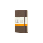 Moleskine Notebook Pocket Ruled Hard Cover Earth Brown