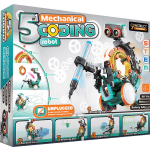 Original Source Construct & Create - 5 In 1 Mechanical Coding Robot - Diy Bouwpakket - Programmeren - Stem Speelgoed