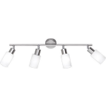 BES LED Led Plafondspot - Trion Smast - E14 Fitting - 4-lichts - Rechthoek - Mat Nikkel - Aluminium