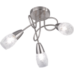 BES LED Led Plafondspot - Plafondverlichting - Trion Kalora - E14 Fitting - Rond - Mat Nikkel - Aluminium