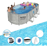 EXIT Toys Bestway Zwembad Power Steel Swim Vista - Zwembadset - 549x274x122 Cm