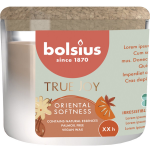 Bolsius Geurglas Met Kurk 66/83 True Joy Oriental Softness