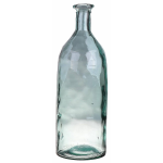 Bellatio Design Bloemenvaas - Helder - Transparant Gerecycled Glas - D12 X H35 Cm - Vazen