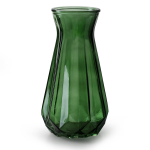Bloemenvaas/transparant Glas - H24 X D13.5 Cm - Vazen - Groen