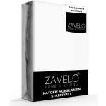 Slaaptextiel Zavelo Hoeslaken Katoen Strijkvrij Wit-lits-jumeaux (160x200 Cm)