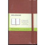 Moleskine Pocket Plain Notebook - Red