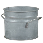 Bloempot/plantenpot 1 Liter - D12 X H11 Cm - Zink - Plantenbakken