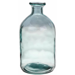 Bellatio Design Bloemenvaas - Helder - Transparant Gerecycled Glas - D11 X H21 Cm - Vazen