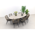 Garden Impressions Jasmine Natural/edison 280x140 Cm. - Ovale Tuinset - Beige