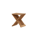 Ghana Tuin Café Tafel Teak. - Beige