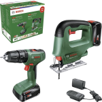 Bosch Toolkit EasyImpact 18V-40 + EasySaw 18V-70 | 2 x 2.0 Ah accu + lader | in koffer