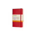 Moleskine Notitieboek Pocket (9x14 cm) Gelinieerd Zachte Kaft Scarlet - Rojo