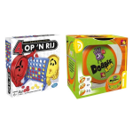 Hasbro Spellenbundel - 2 Stuks - 4 Op &apos;N Rij & Dobble Kids