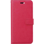 Basey Iphone 14 Hoesje Book Case Kunstleer Cover Hoes Iphone 14-donker - Roze