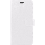 Basey Iphone 14 Pro Max Hoesje Book Case Kunstleer Cover Hoes Iphone 14 Pro Max-wit