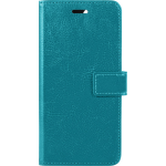 Basey Iphone 14 Pro Max Hoesje Book Case Kunstleer Cover Hoes - Turquoise