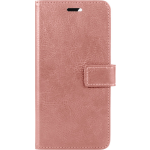 Basey Iphone 14 Pro Max Hoesje Book Case Kunstleer Cover Hoes - Rose Goud