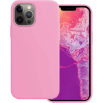 Basey Iphone 13 Pro Hoesje Siliconen Hoes Case Cover Iphone 13 Pro-licht - Roze