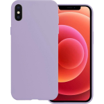 Basey Iphone Xs Hoesje Siliconen Hoes Case Cover Iphone Xs-lila - Paars