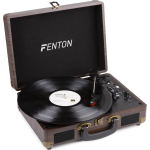 Fenton Platenspeler Bluetooth En Usb Met Ingebouwde Speakers - Rp115b - Retro - Houtlook - Bruin