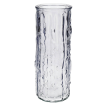 Bellatio Design Bloemenvaas - Lavendel- Transparant Glas - D10 X H25 Cm - Vazen - Paars