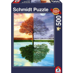 Schmidt Spiele The Seasons Tree Puzzel - 500 Stukjes