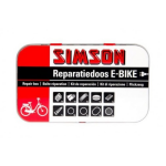 Simson reparatieset e-bike staal wit/ 14-delig - Zwart