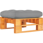 vidaXL Tuinhocker pallet honing geïmpregneerd grenenhout - Bruin