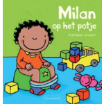 Milan op het potje