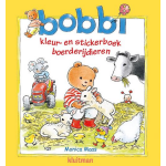 Top1Toys Bobbi kleur- en stickerboek boerderijdieren