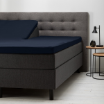 Fresh & Co Comfort Splittopper Hoeslaken Jersey - Navy 160 x 200/210 cm - Blauw