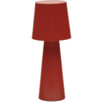 Kave Home - Arenys grote tafellamp met geschilderde afwerking - Rood