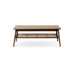 Olivine Boas houten salontafel gerookt eiken - 120 x 60 cm - Bruin