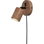 Good&Mojo Wandlamp Java - Bamboe - Ø12cm - Bruin