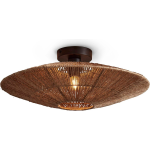 Good&Mojo Plafonniere Iguazu - Jute - Ø55cm - Bruin