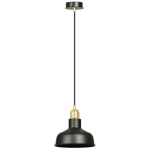 Emibig - Hanglamp Ibor 1 Zwart Ø 21 cm - Oro