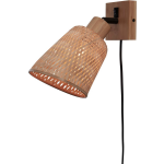 Good&Mojo Wandlamp Java - Bamboe - Ø15cm - Marron