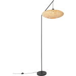 QAZQA Vloerlamp ostrava - Naturel - Oosters - L 50cm