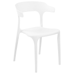 Beliani GUBBIO Set van 4 stoelen Wit