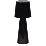 Kave Home - Arenys tafellampje met geschilderde afwerking - Zwart